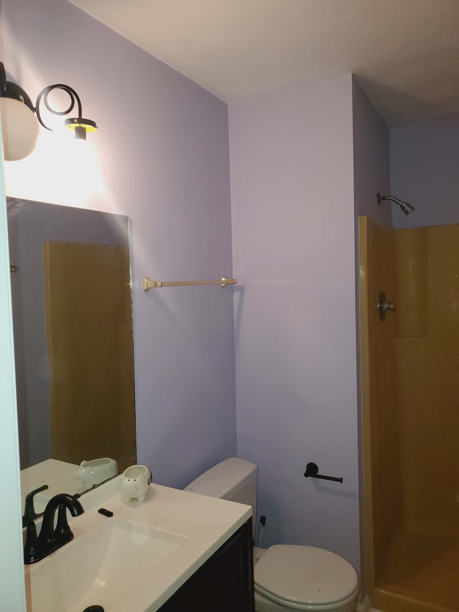 Bathroom after painting